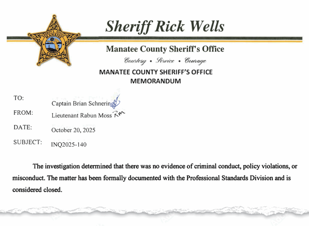 Manatee County Sheriff’s Office accused of