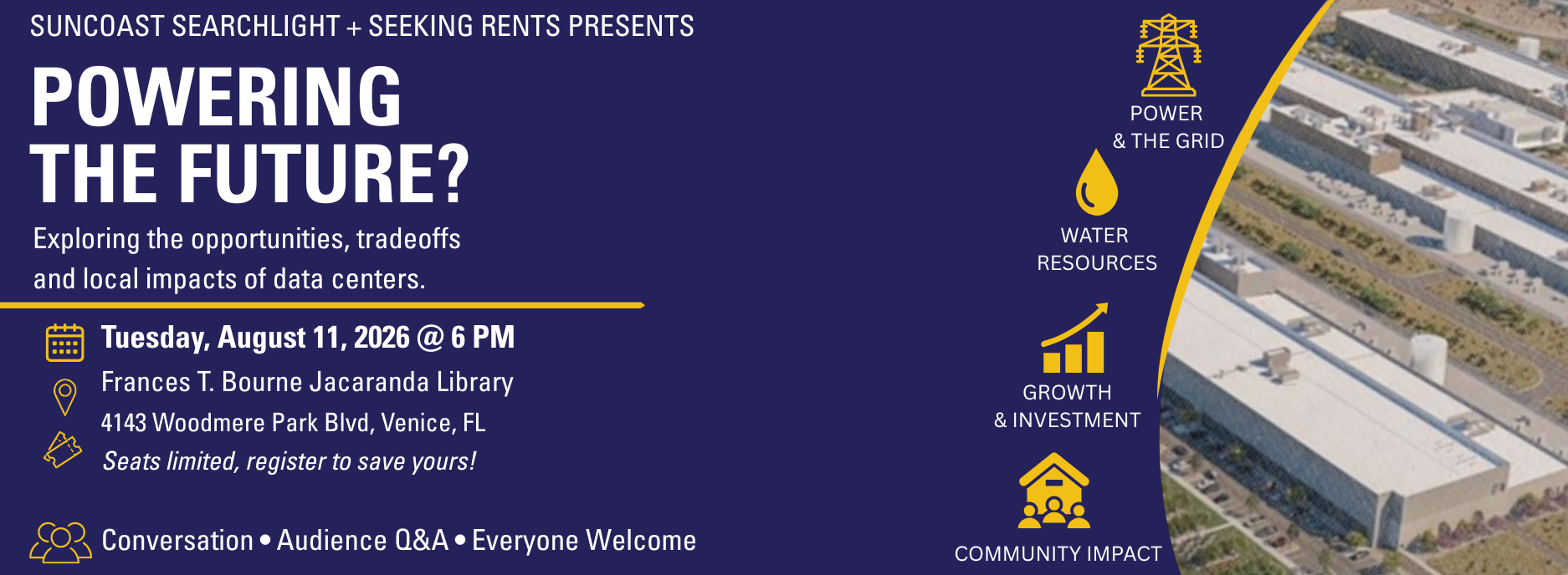 Local data centers conversation - free community event
