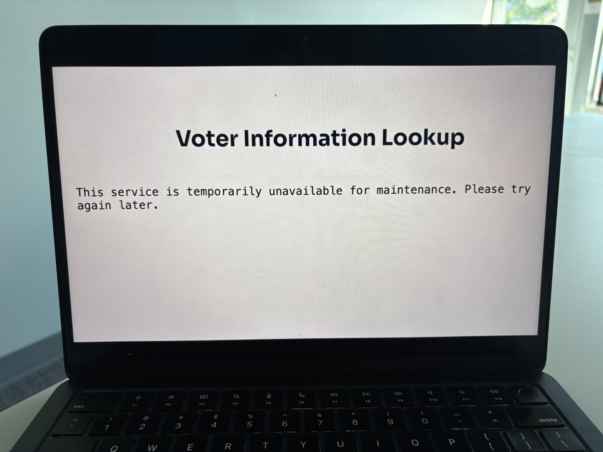 Voter Message